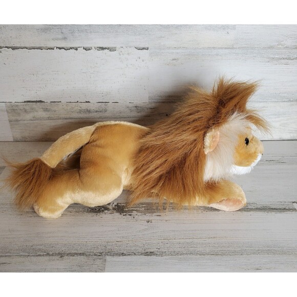 Aurora Flopsie Leonardus Lion Realistic Zoo Animal Plush Stuffed Animal Toy 12" - Picture 3 of 7